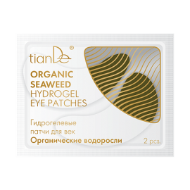 Hydrogélové vankúšiky na očné viečka "Organické vodné riasy", 2 ks