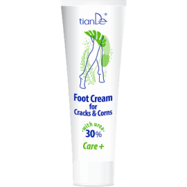 Krém na nohy s 30% močoviny na pokožku s prasklinami a otlakmi, 80 g