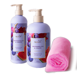 Hydratačná starostlivosť s vodným melónom a hroznom