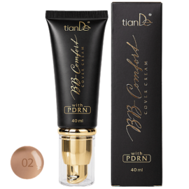 BB krém s PDRN Komfortné krytie, (odtieň 02) Karamel, 40 ml